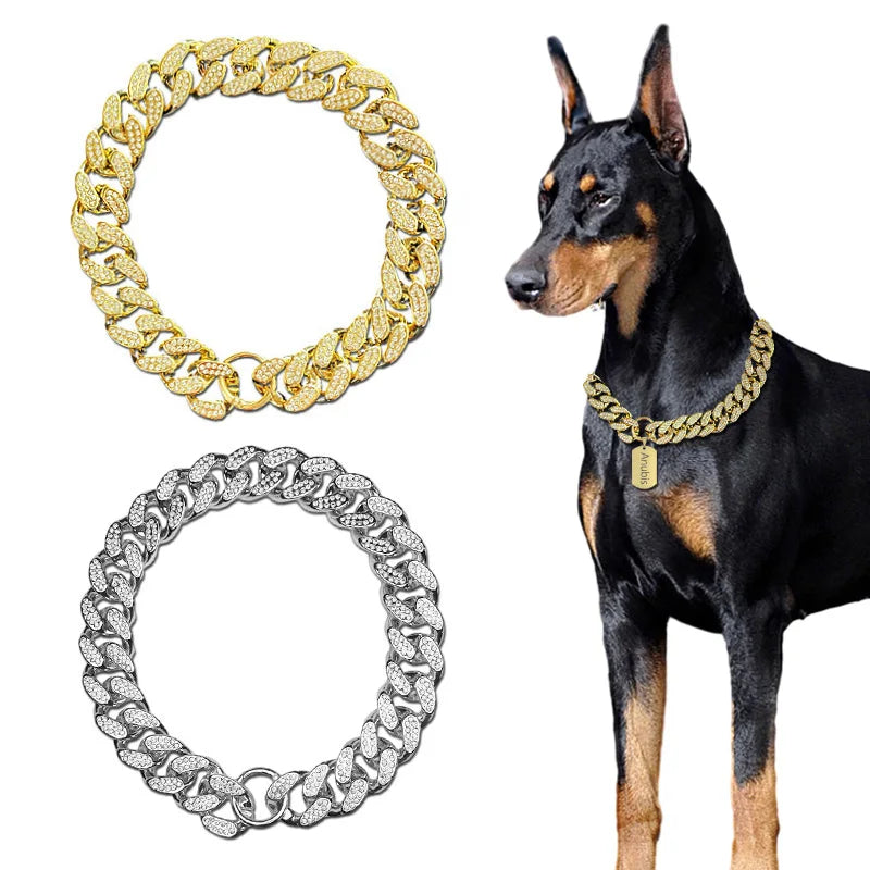 Julian | Hundehalsband mit Diamanten