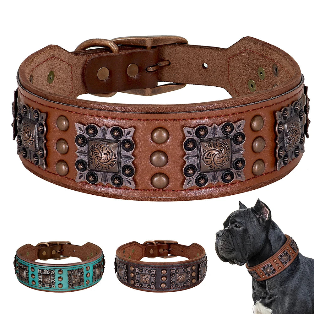 Lothar Strapazierfähiges Leder Hundehalsband