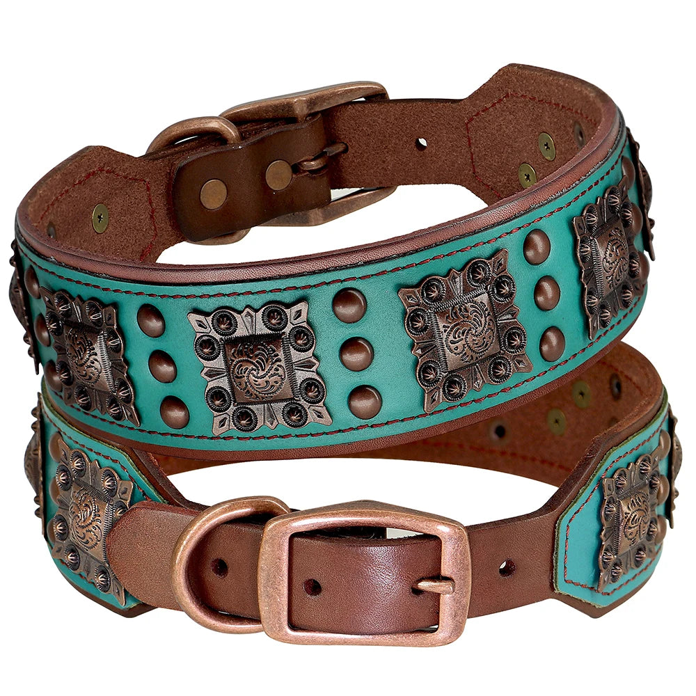 Lothar Strapazierfähiges Leder Hundehalsband