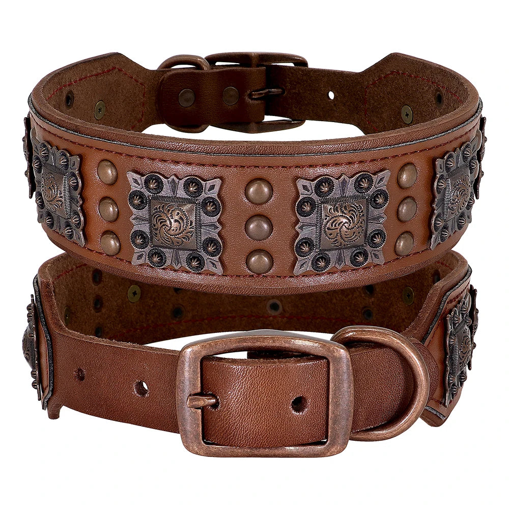 Lothar Strapazierfähiges Leder Hundehalsband