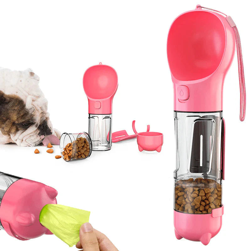 Rudi | Multifunktionale 4-in-1 Hundewasserflasche