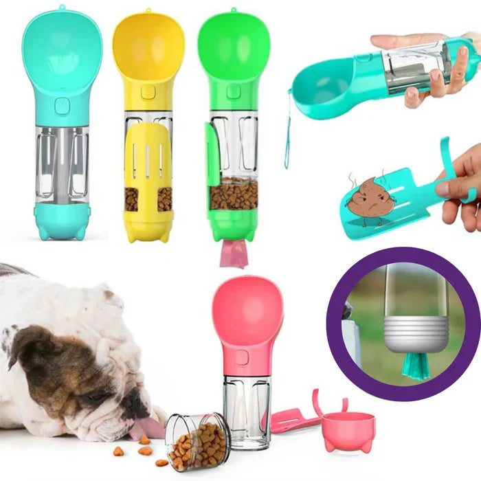 Rudi | Multifunktionale 4-in-1 Hundewasserflasche