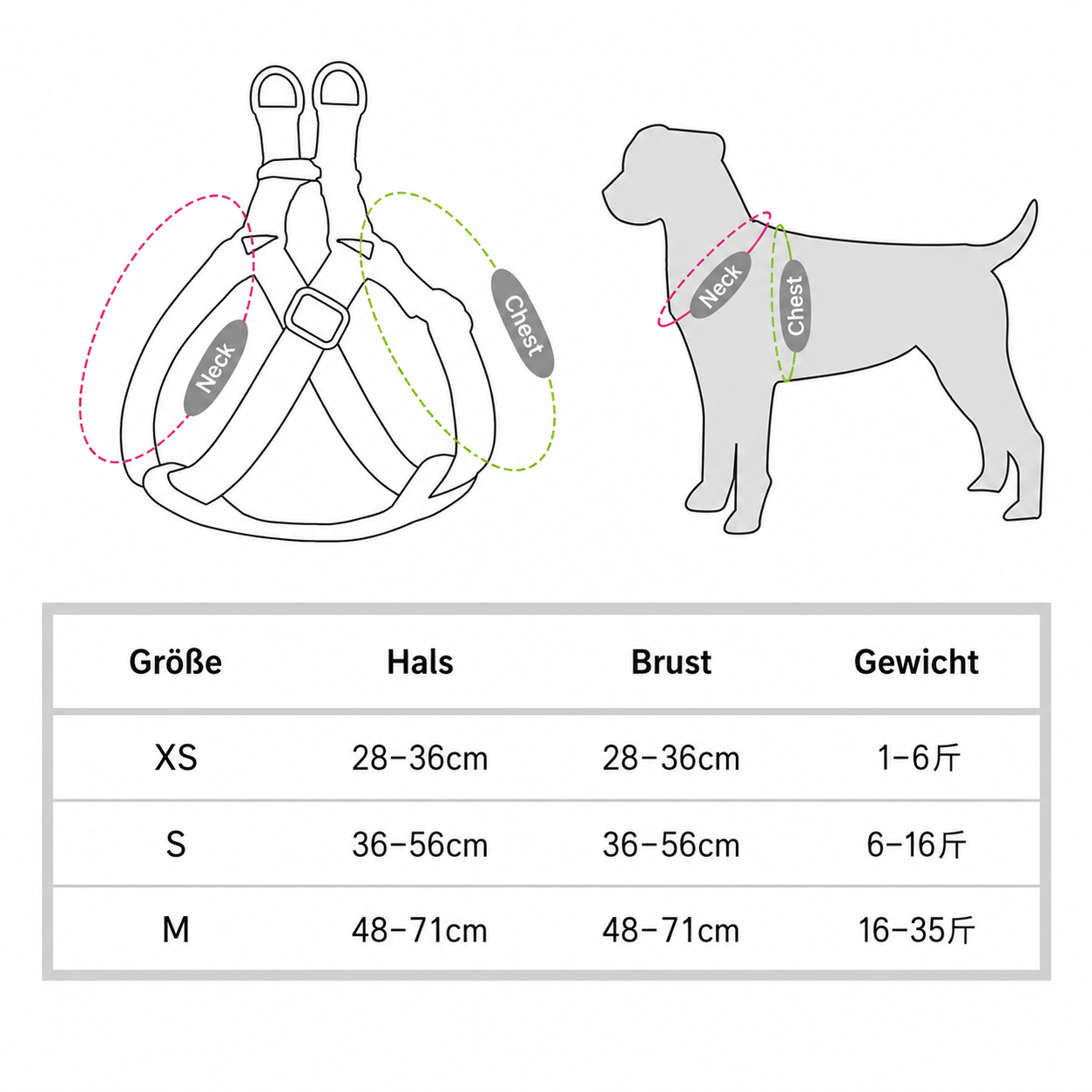 Abby | Verstellbares Hundegeschirr