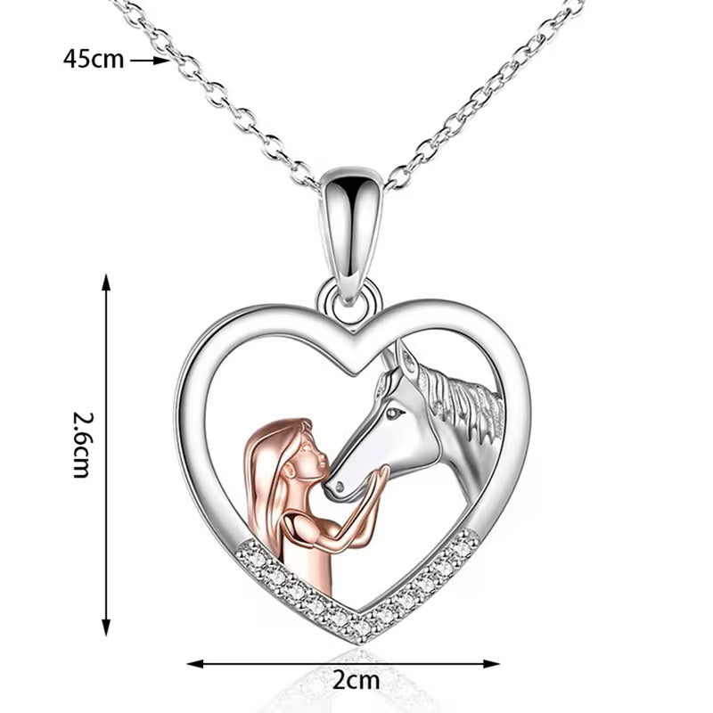 Elke Halskette zur Ehrung der Pferdeliebe