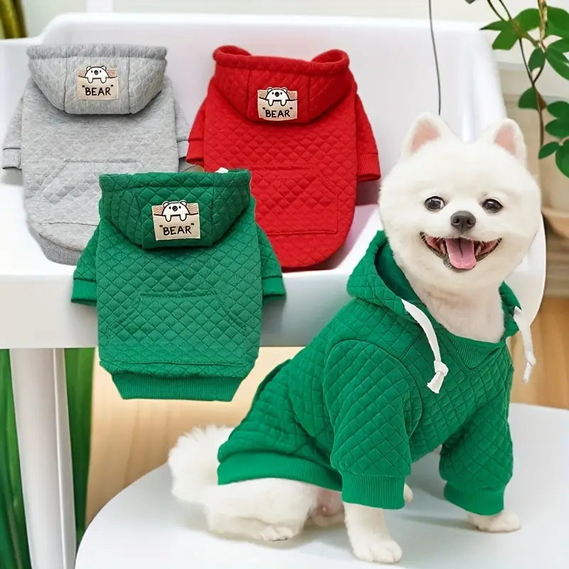 Silas Hunde Pullover mit Kapuze