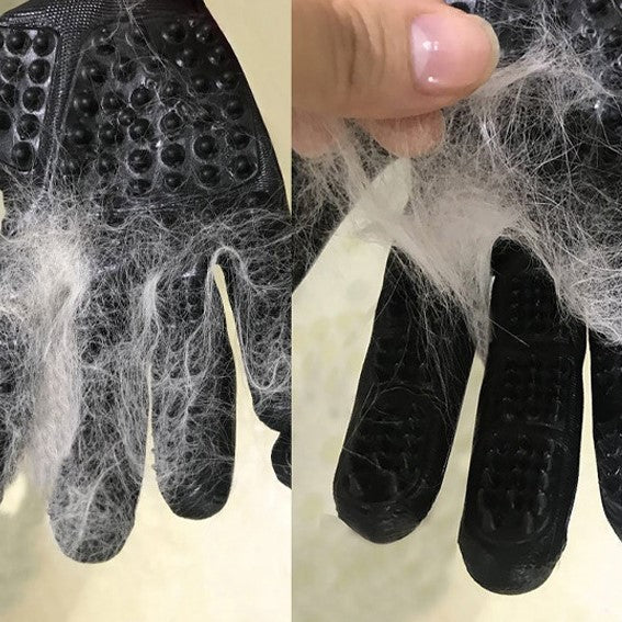 Timo Weiche Fellpflegehandschuhe für Haustiere