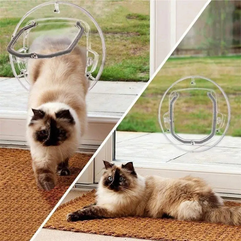 Lilly | Transparente Haustierklappe für Kontrolle