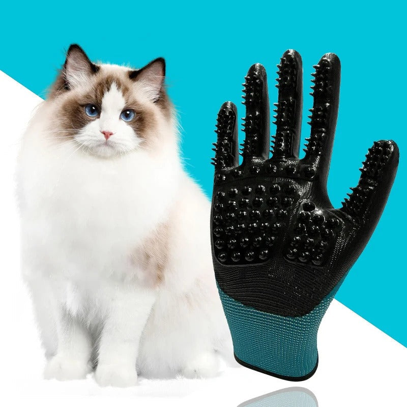 Timo Weiche Fellpflegehandschuhe für Haustiere
