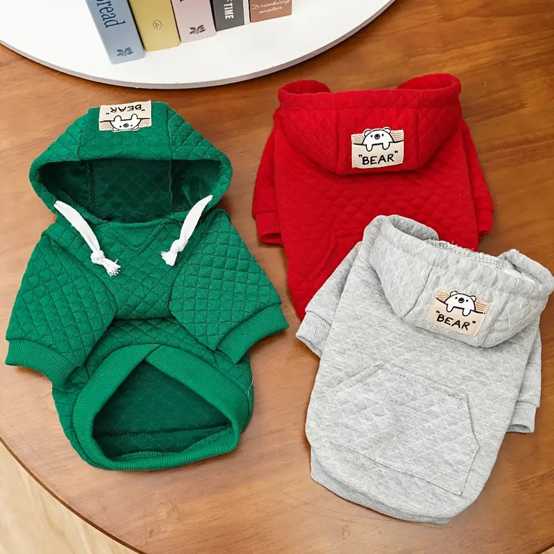 Silas Hunde Pullover mit Kapuze