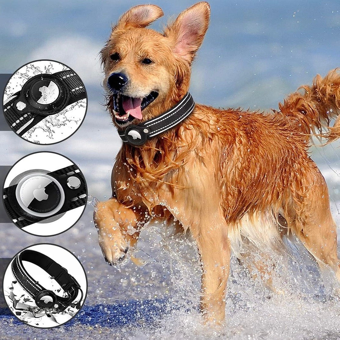 Alfred Reflektierendes Hundehalsband mit AirTag