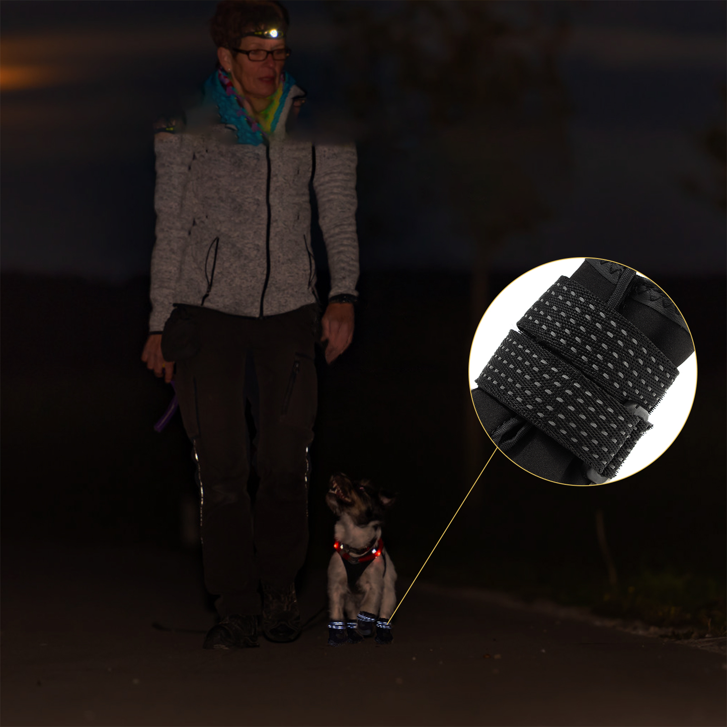 Holly Wasserdichte schützende Hundeschuhe