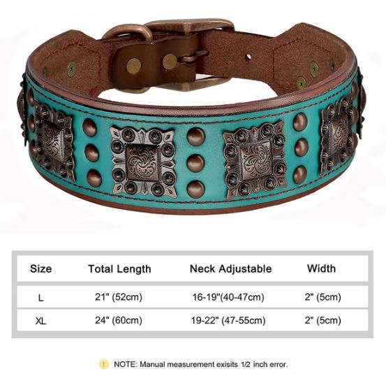 Lothar Strapazierfähiges Leder Hundehalsband