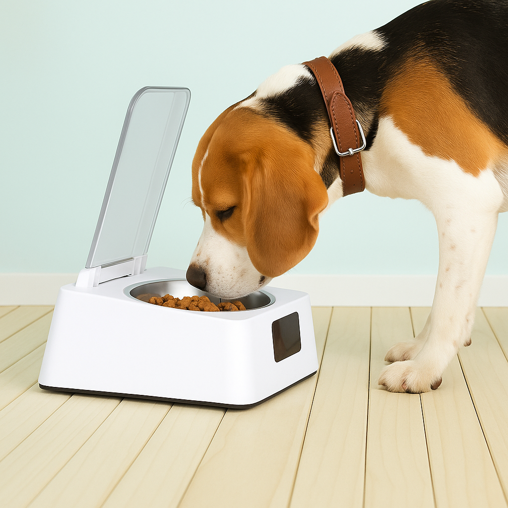 Hank | Automatischer Katzenfutterspender mit Timer und Digitalanzeige