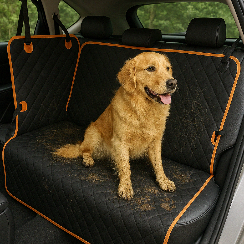 Nino | Wasserdichte Hundedecke fürs Auto im Hängemattenstil