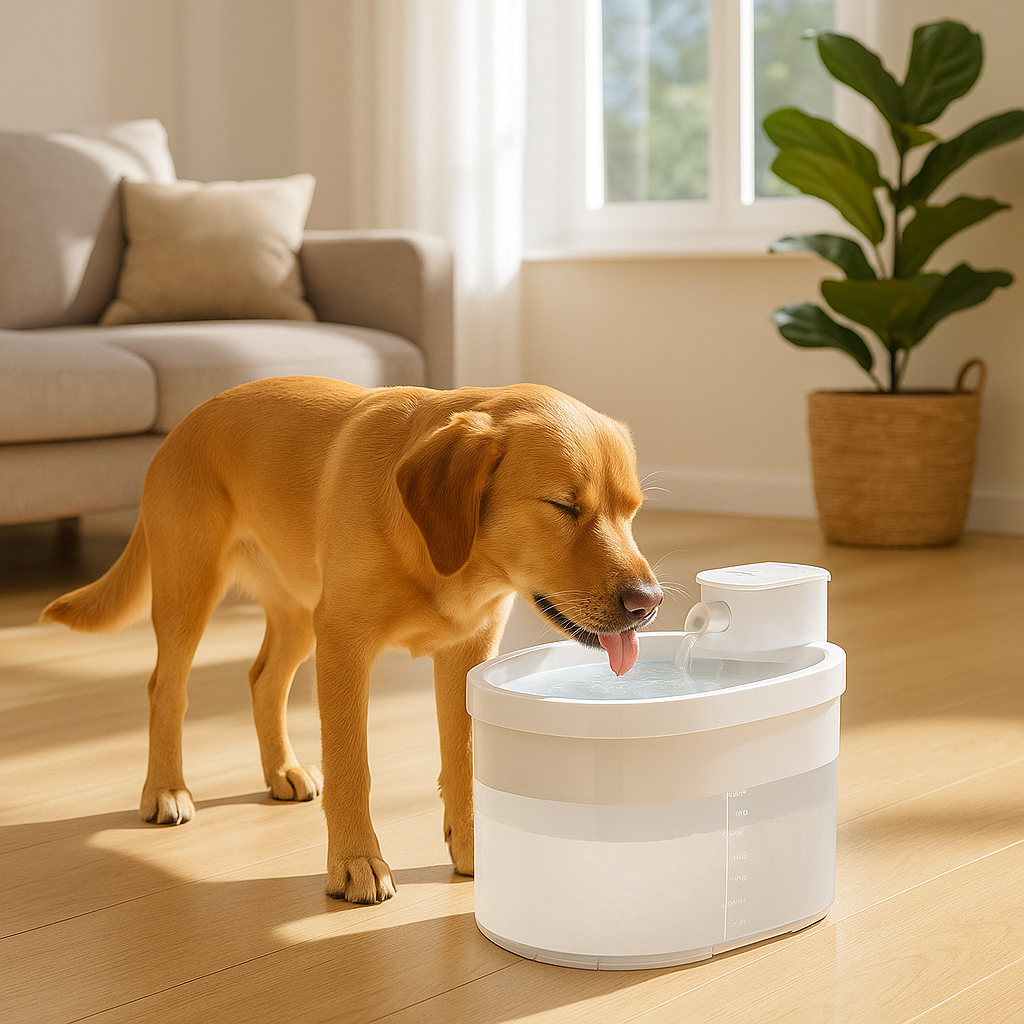 Steph | Automatischer Trinkbrunnen für Hund & Katze mit Filter