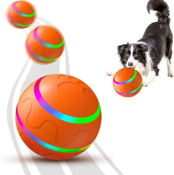 Rey | Interaktiver Hundeball mit automatisch rollendem LED-Licht