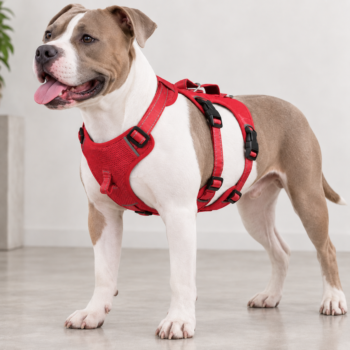 Dominik | Reflektierendes Pitbull Geschirr