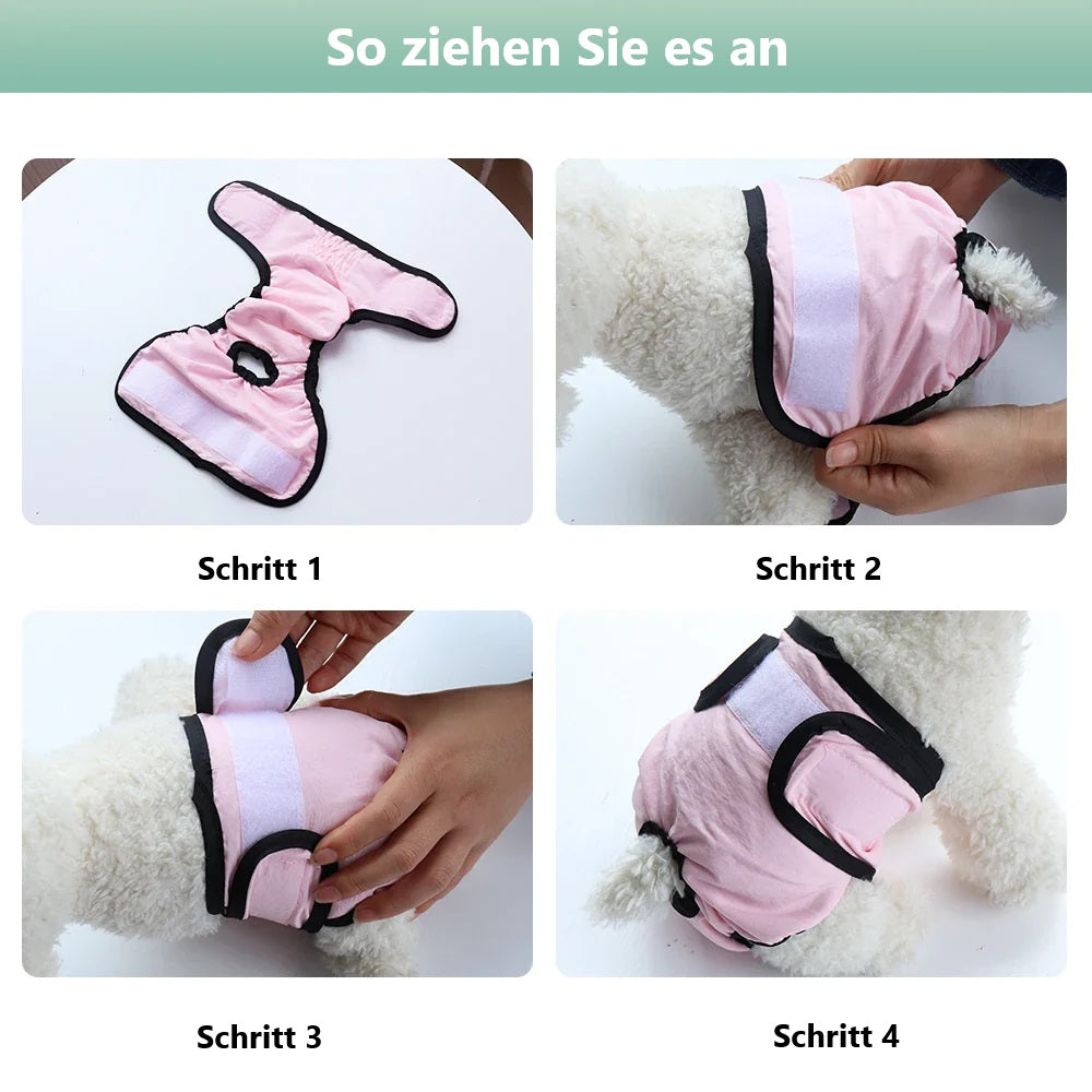 Steffi Bequeme Baumwollwindeln für Hunde