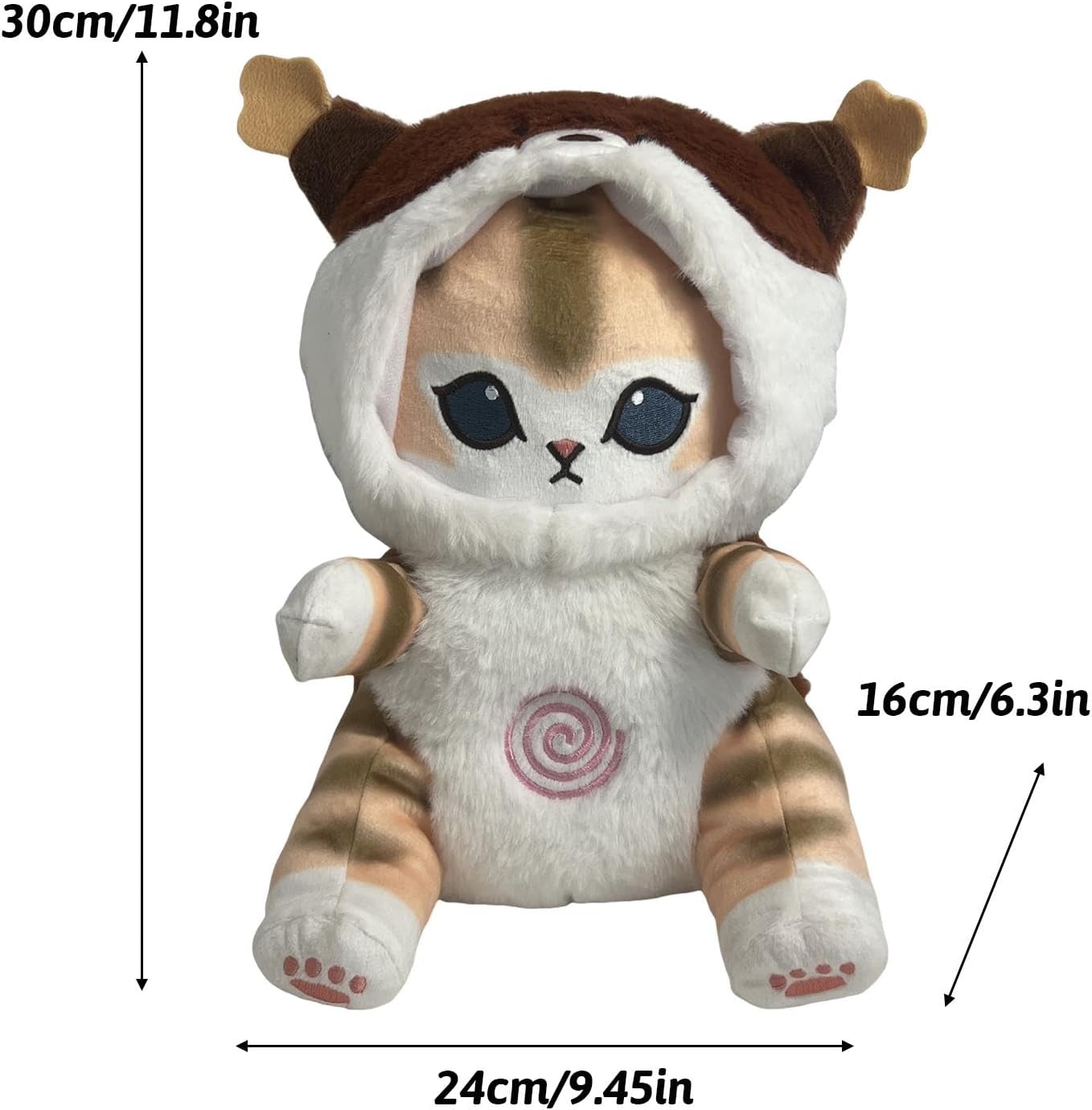 Hunde Kuscheltier mit Atembewegung für Feuerwerk | Detti