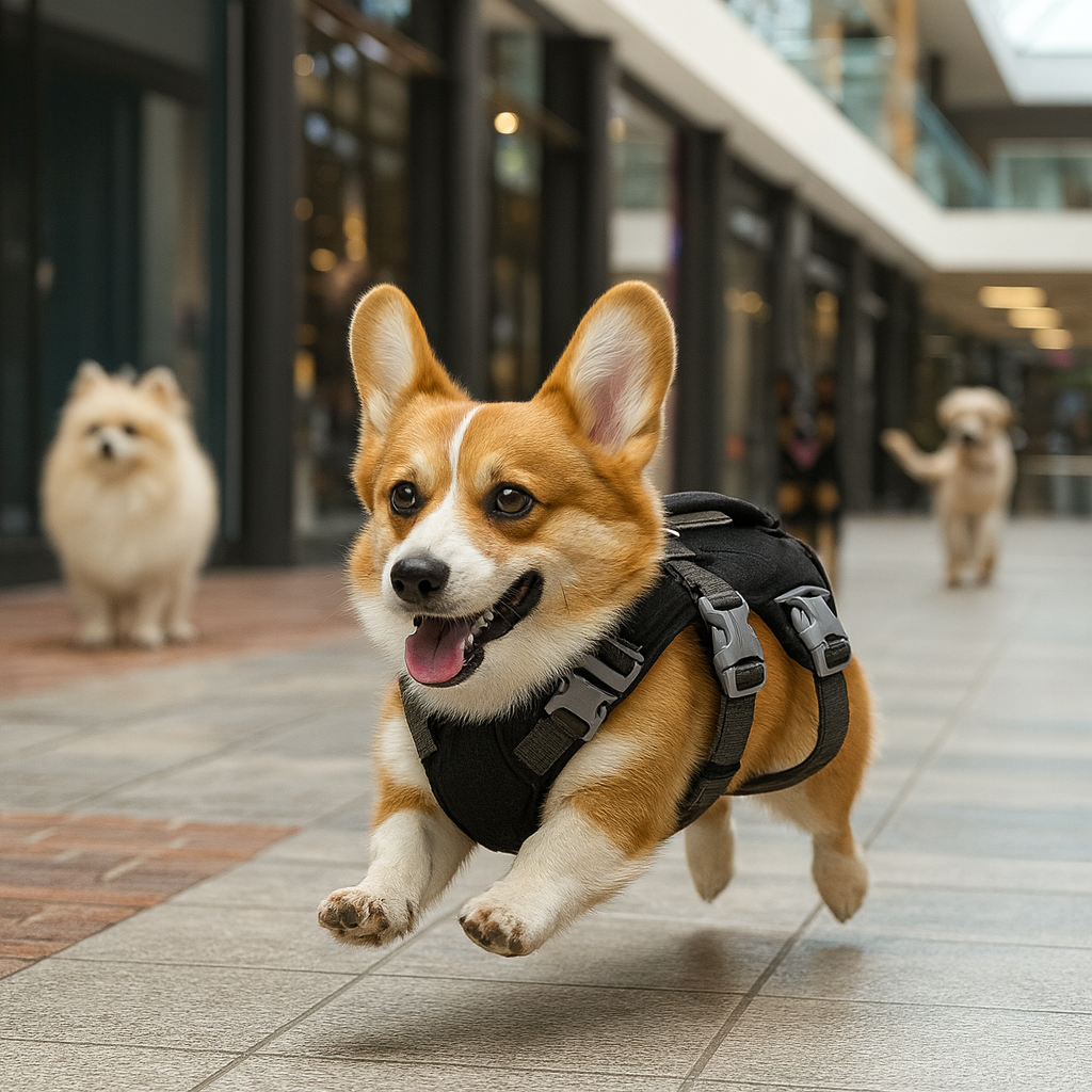 Hundegeschirr reflektierend für Spaziergänge und Training | PawaVest Pro