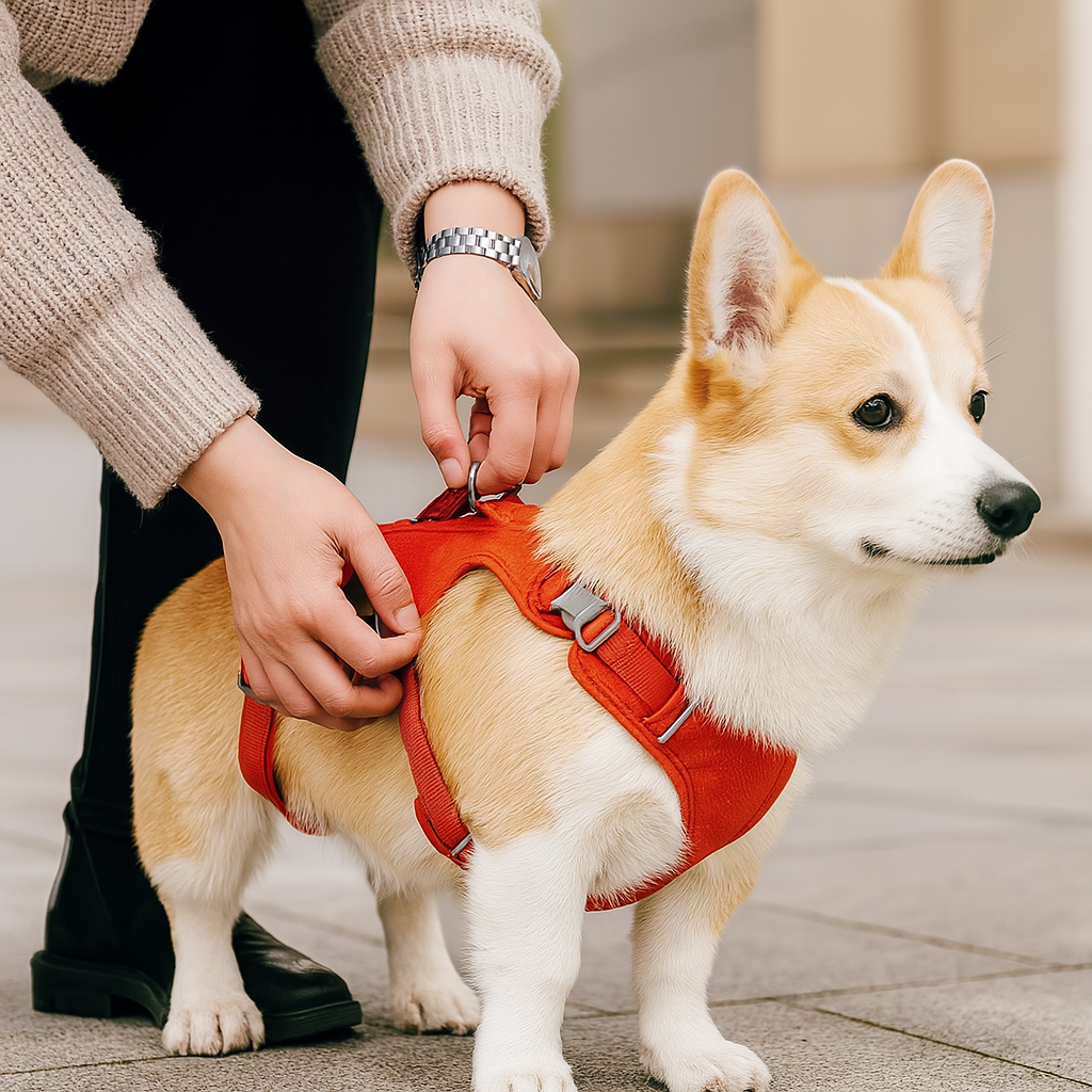 Hundegeschirr reflektierend für Spaziergänge und Training | PawaVest Pro