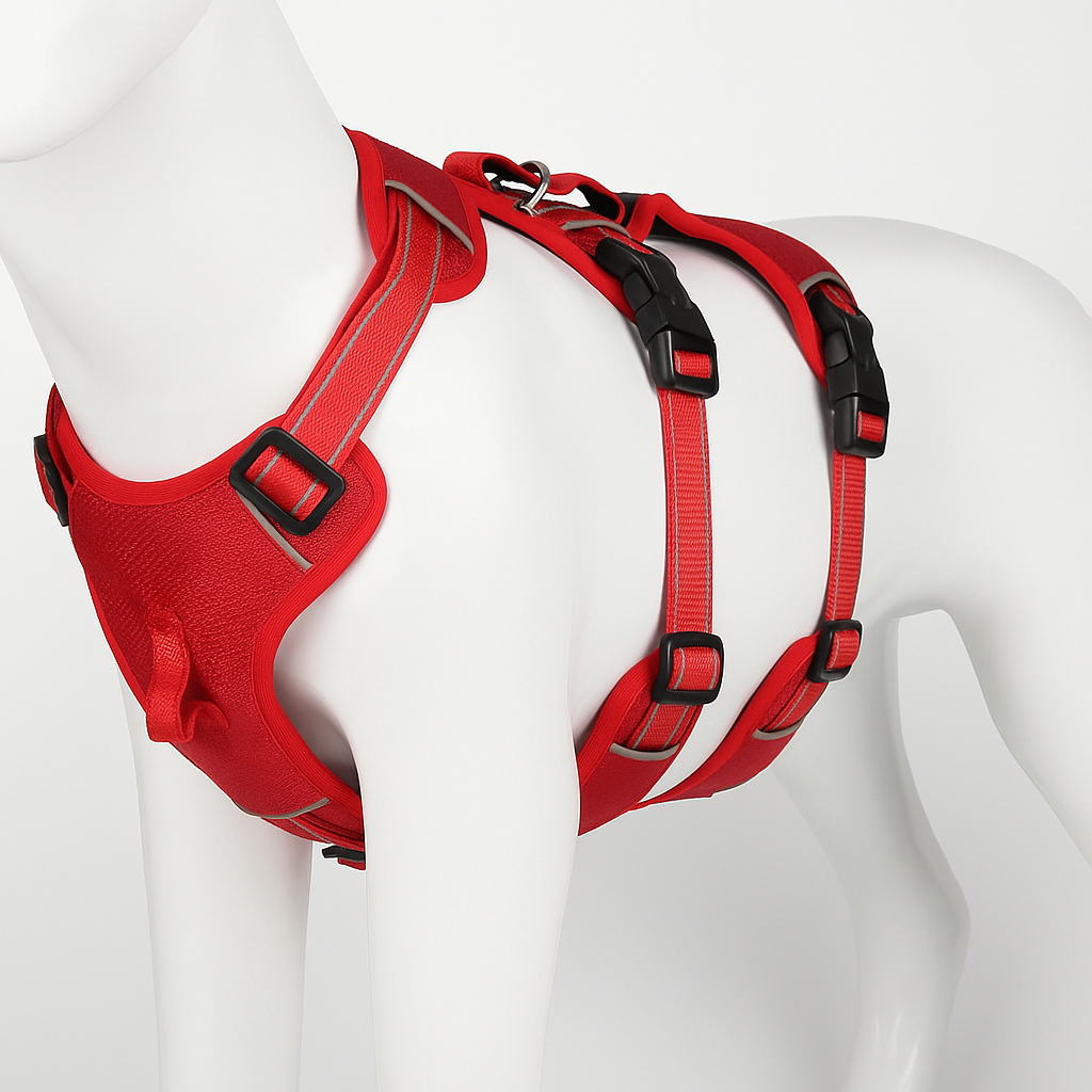 Hundegeschirr reflektierend für Spaziergänge und Training | PawaVest Pro