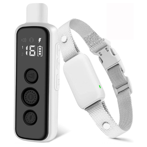 Hundehalsband mit Ton Vibration Fernbedienung für Hunde | Trazino