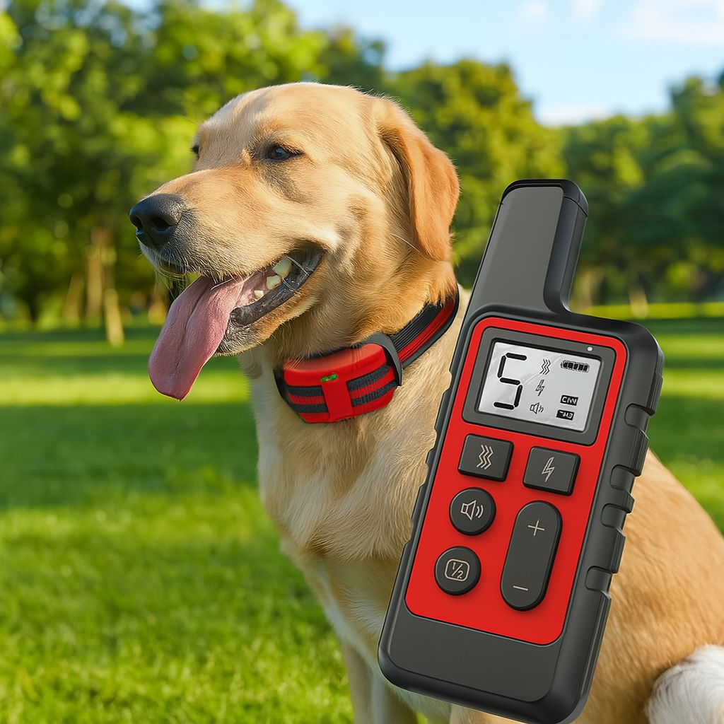 Hundehalsband mit Vibration und Piepton Fernbedienung | Doguvo