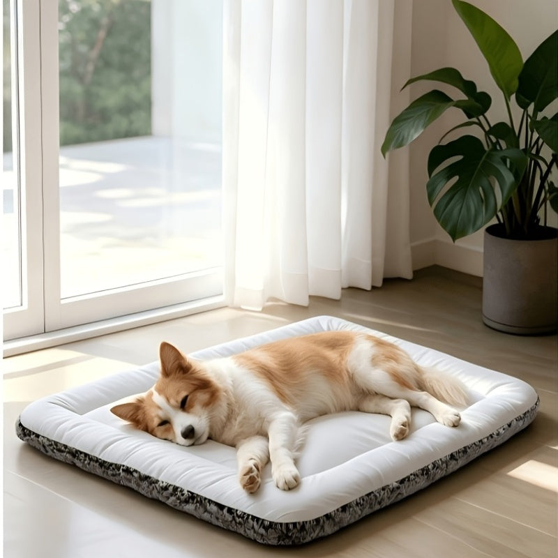 Hundekuehlmatte atmungsaktiv mit Nackenstuetze fuer Sommer | Rixora