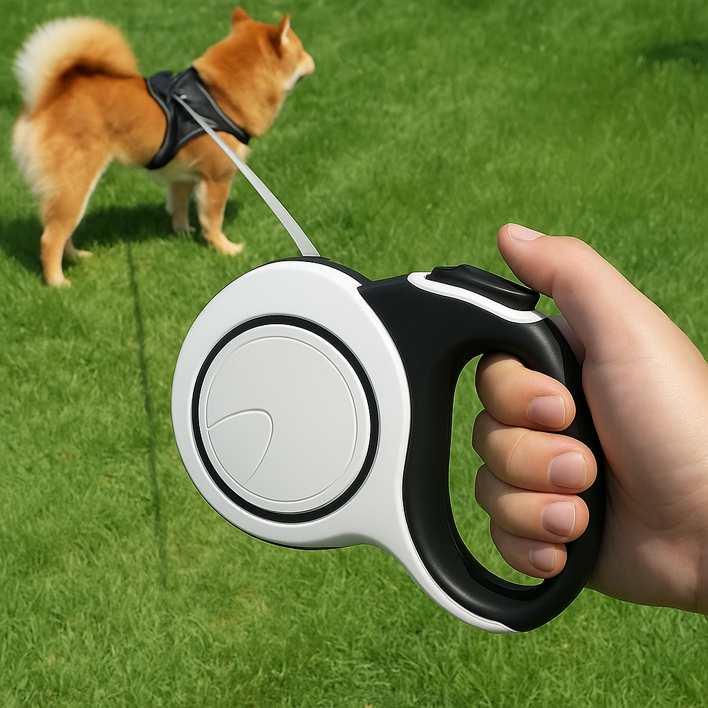 Hundeleine ausziehbar mit LED-Licht für Abendspaziergänge | LumioLine