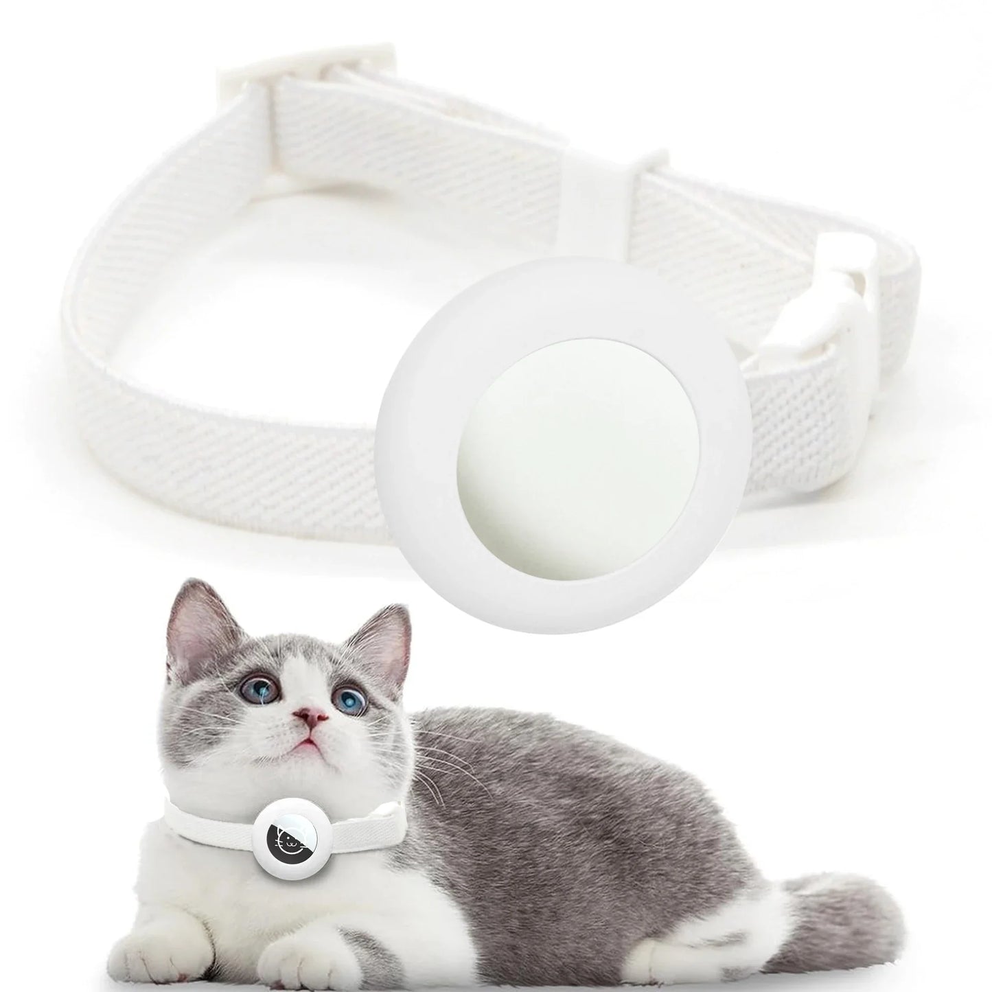 Katzenhalsband mit AirTag Halterung und verstellbarer Passform | Feloop