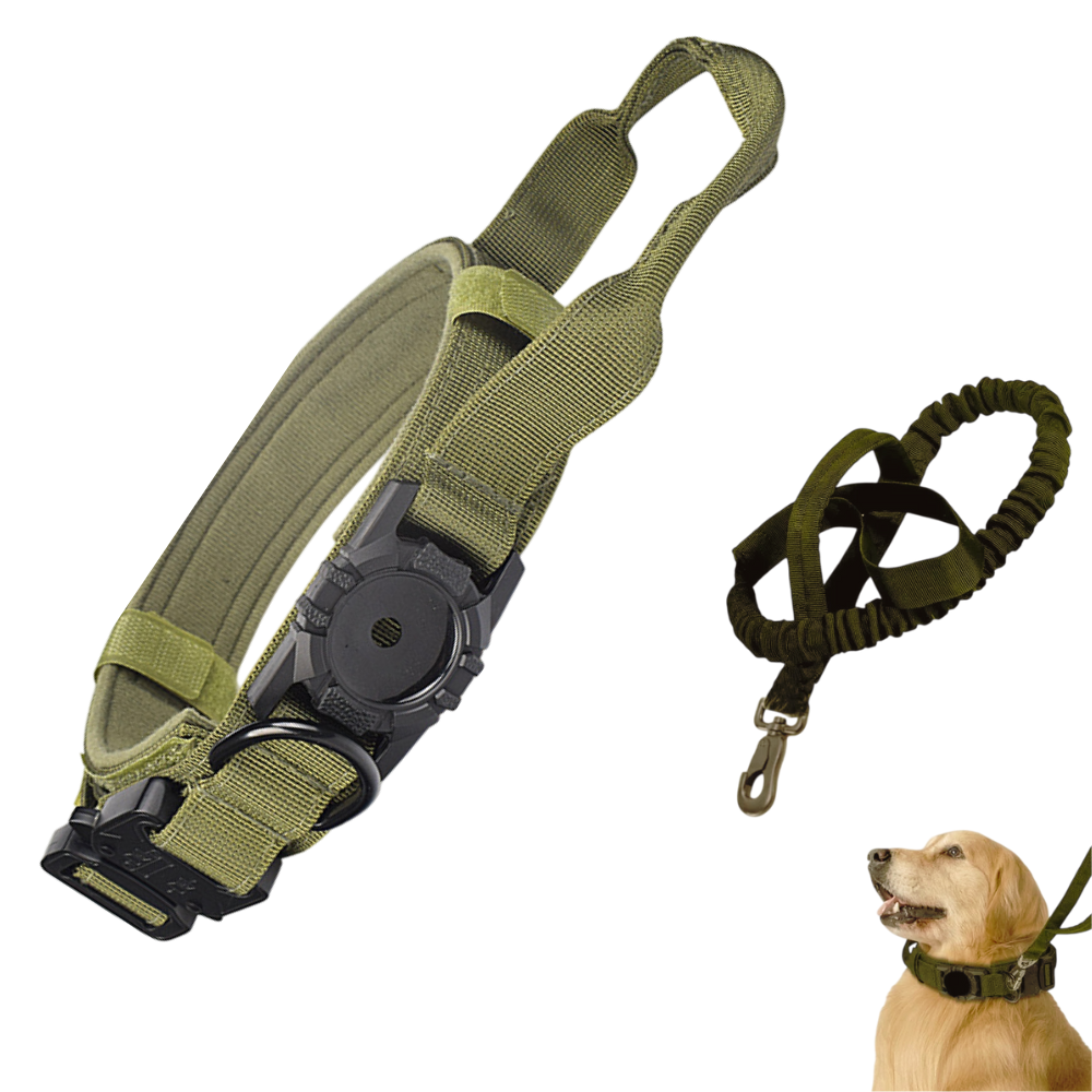 Stefanus | AirTag Hundehalsband mit Griff