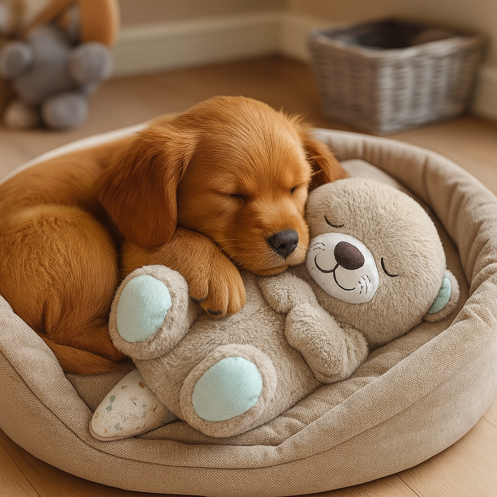 Realistisches Kuscheltier mit Atmung für Hunde Max