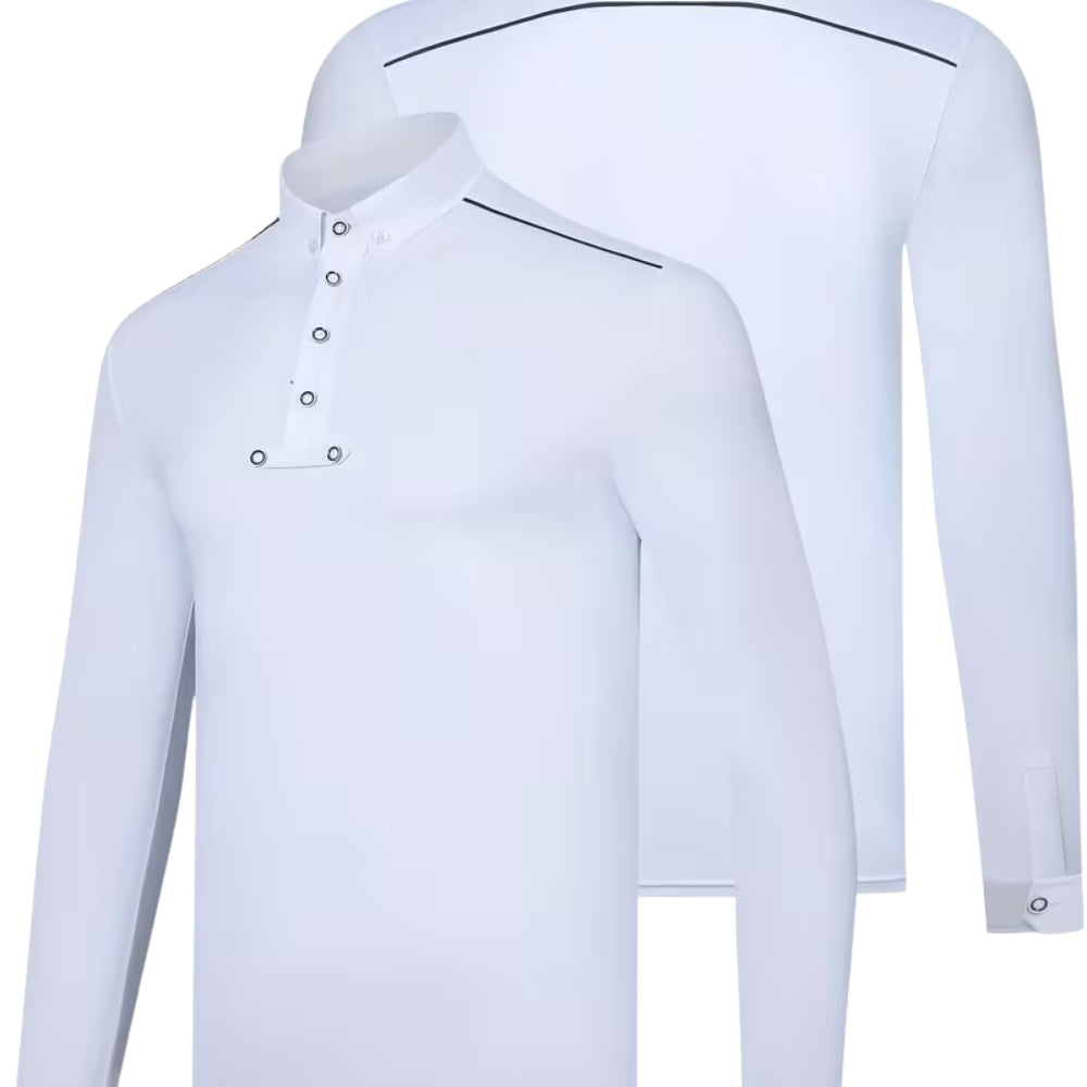 Reitshirt Herren Atmungsaktiv Elastisch Figurbetont | Velmoro