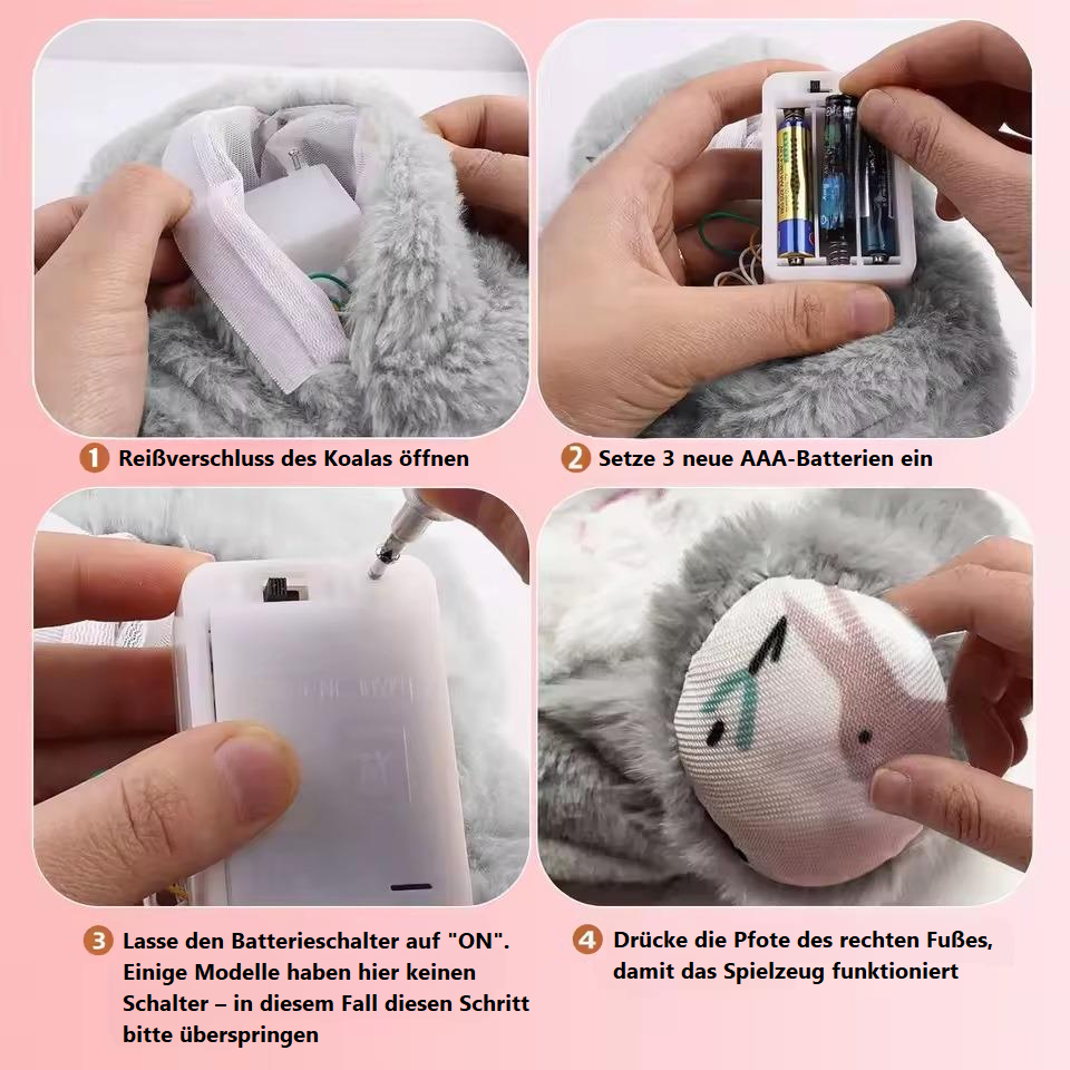 Hanno Beruhigendes Hunde-Kuscheltier mit realistischer Atmung