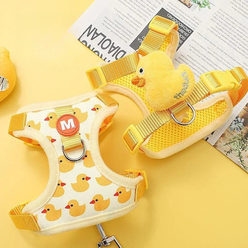 Jörn Nylon Hundegeschirr Set mit Entenmuster