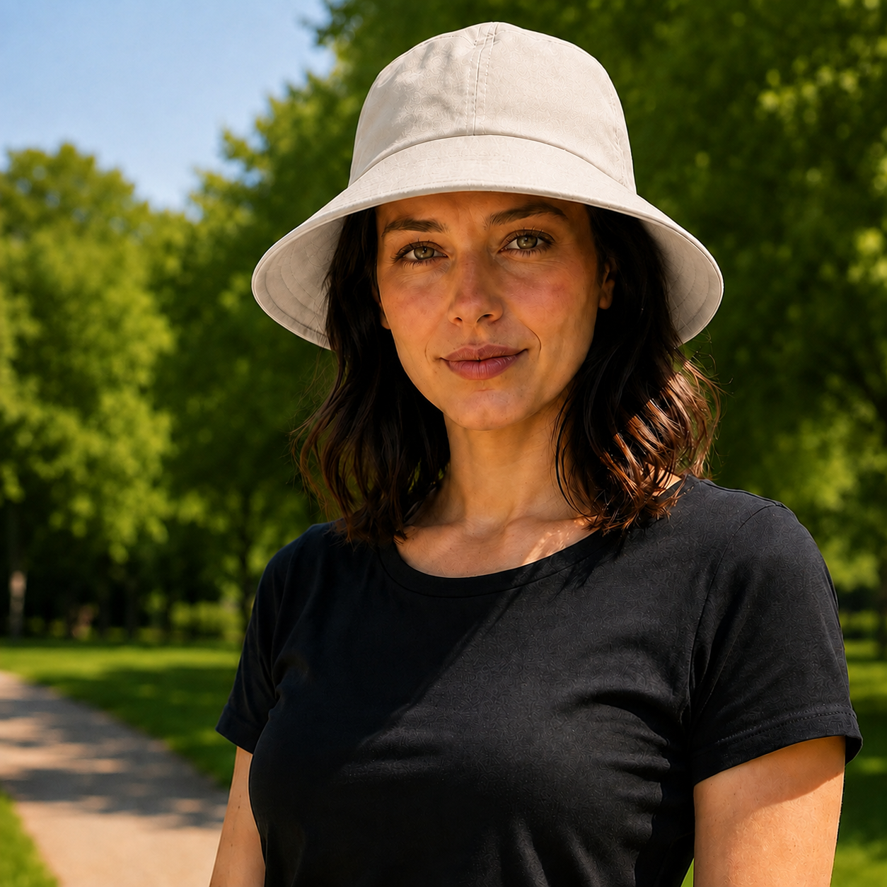 Sommerhut UPF 50+ UV für Hundespaziergänge mit Zopföffnung | Sondra