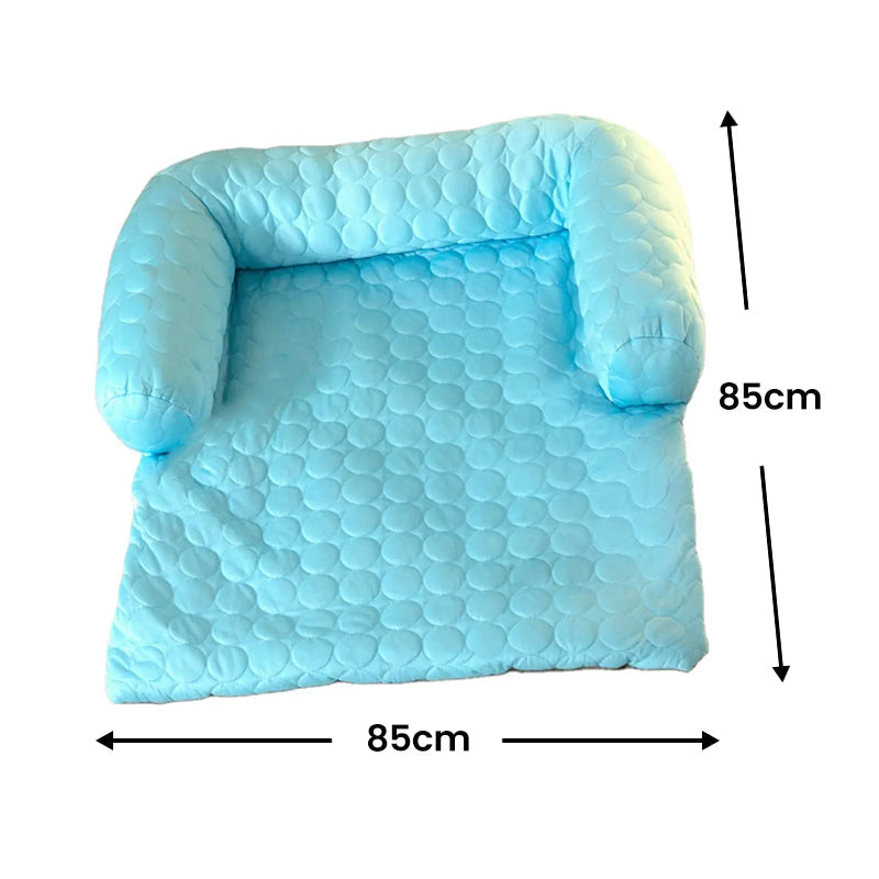 Drizzle Waschbares Hundebett mit Kühlmatte