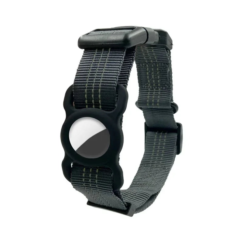 Verstellbares Hundehalsband mit AirTag Halterung | Lokko