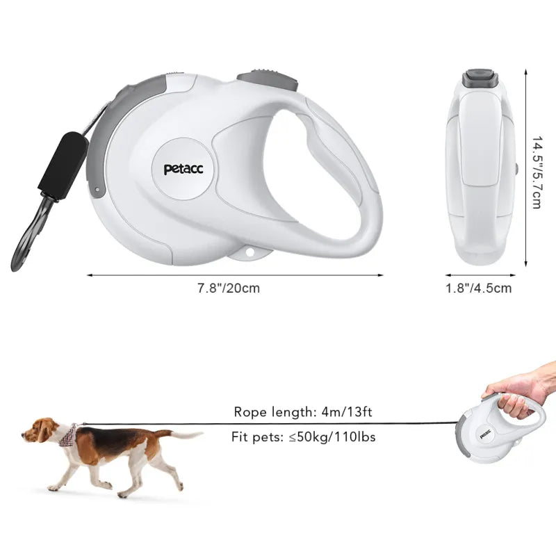 Carazo | Hundeleine mit 360° drehbarem Griff & Aufrollfunktion Für alle Hunde