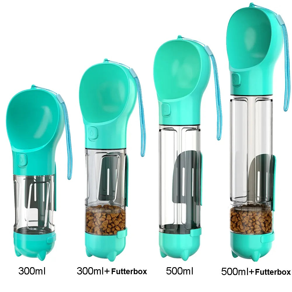 Rudi | Multifunktionale 4-in-1 Hundewasserflasche