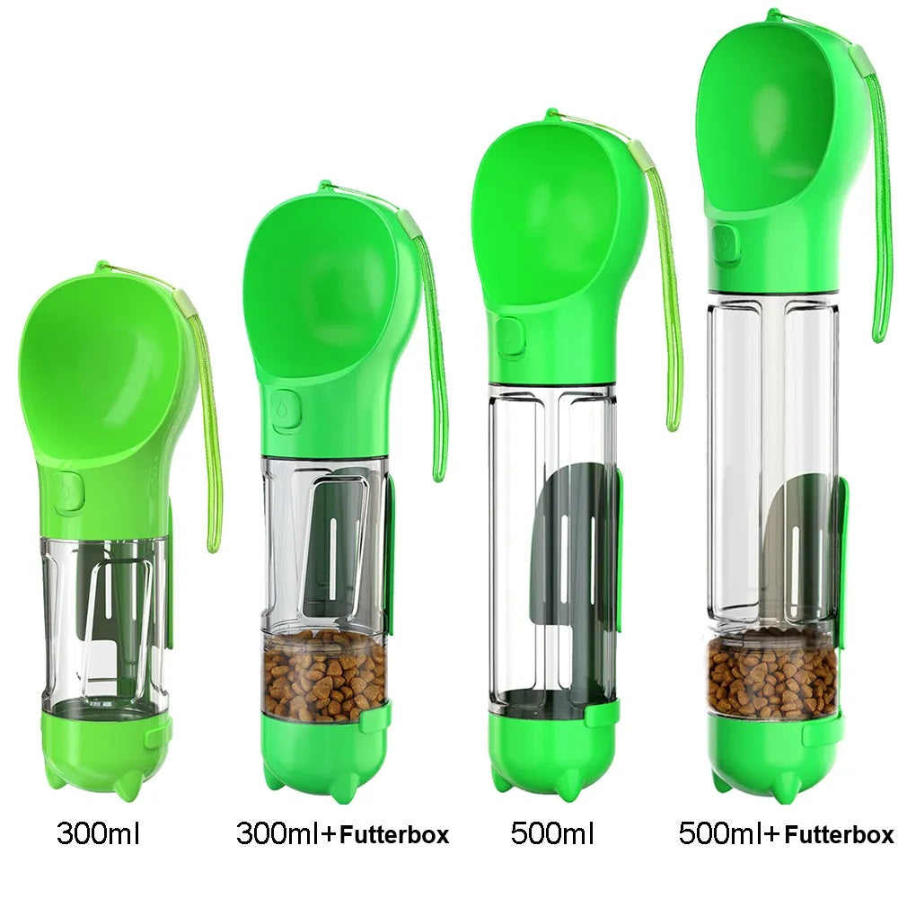 Rudi | Multifunktionale 4-in-1 Hundewasserflasche