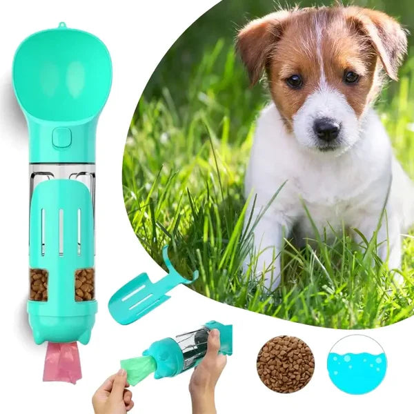 Rudi | Multifunktionale 4-in-1 Hundewasserflasche