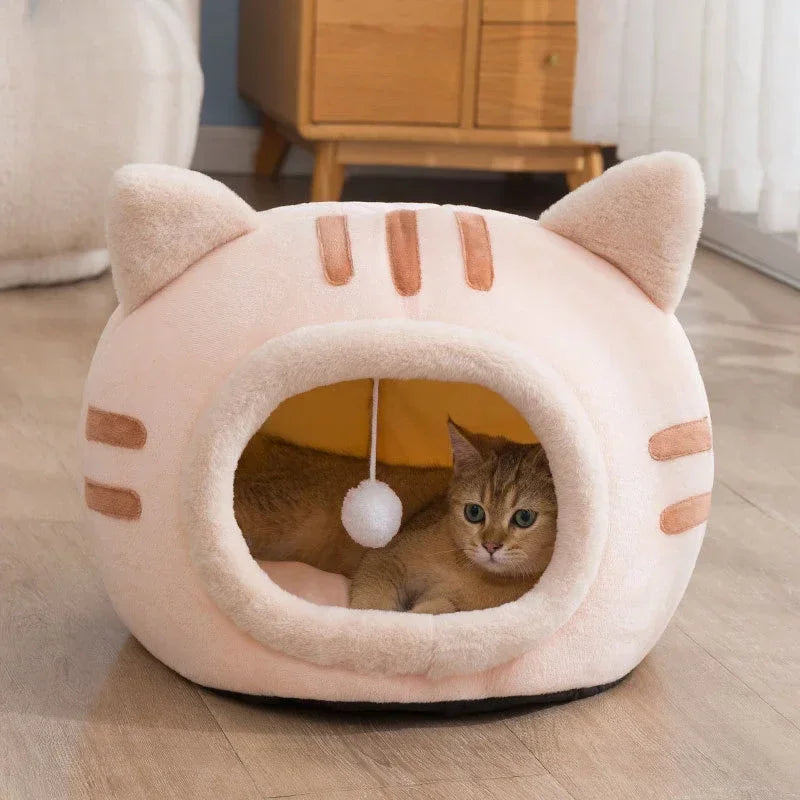 Zorina Weiches Katzenhaus mit Spielzeug