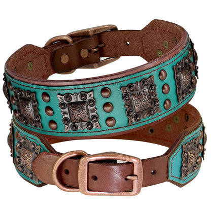 Lothar Strapazierfähiges Leder Hundehalsband