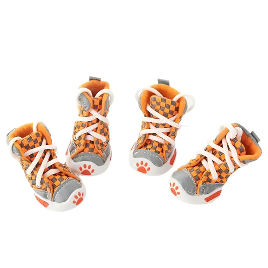 Zevvon | Hundeschuhe für den Sommer mit Grip und luftigem Baumwollgewebe