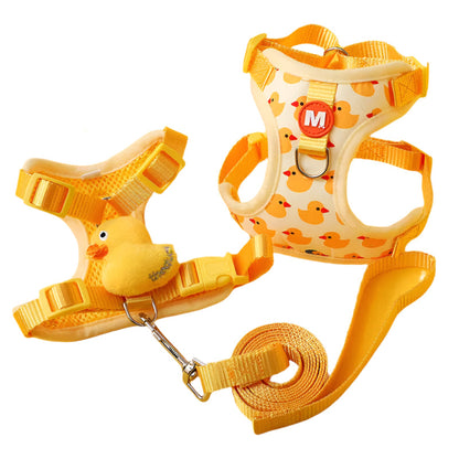 Jörn Nylon Hundegeschirr Set mit Entenmuster