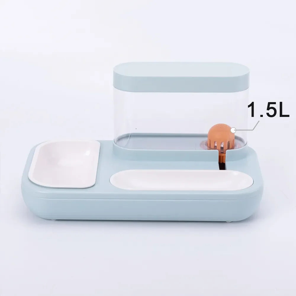 Olmir | Automatischer Futter und Wasserspender für Haustiere