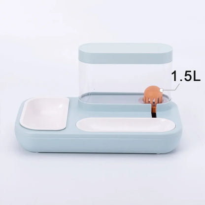 Olmir | Automatischer Futter und Wasserspender für Haustiere