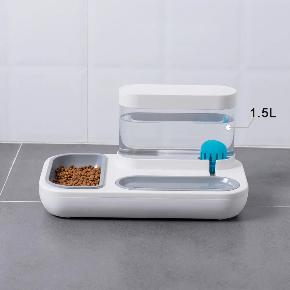 Olmir | Automatischer Futter und Wasserspender für Haustiere